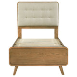 Robyn Wood Twin Platform Bed Light Ash - Tampa Furniture Outlet