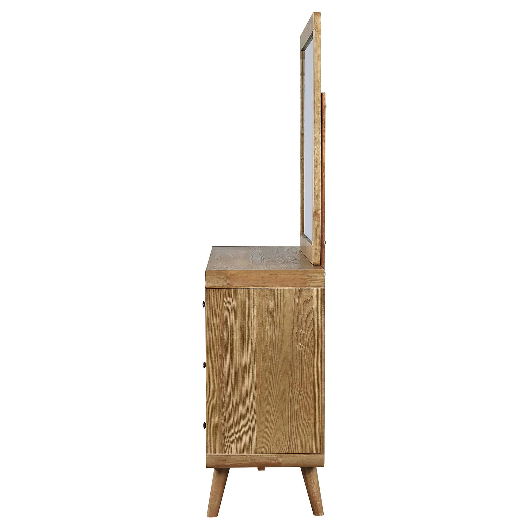 Robyn 6-drawer Bedroom Dresser and Mirror Light Ash - Tampa Furniture Outlet