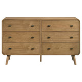 Robyn 6-drawer Bedroom Dresser Light Ash - Tampa Furniture Outlet