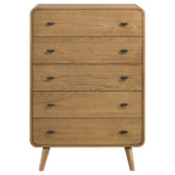 Robyn 5-drawer Bedroom Chest of Drawers Light Ash - Tampa Furniture Outlet