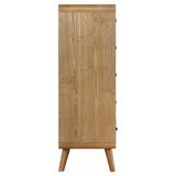 Robyn 5-drawer Bedroom Chest of Drawers Light Ash - Tampa Furniture Outlet