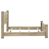 Oakglen 55-inch Queen Panel Bed Weathered Oak - Tampa Furniture Outlet