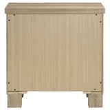 Oakglen 2-drawer Nightstand Bedside Table Weathered Oak - Tampa Furniture Outlet