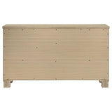 Oakglen 6-drawer Bedroom Dresser Weathered Oak - Tampa Furniture Outlet