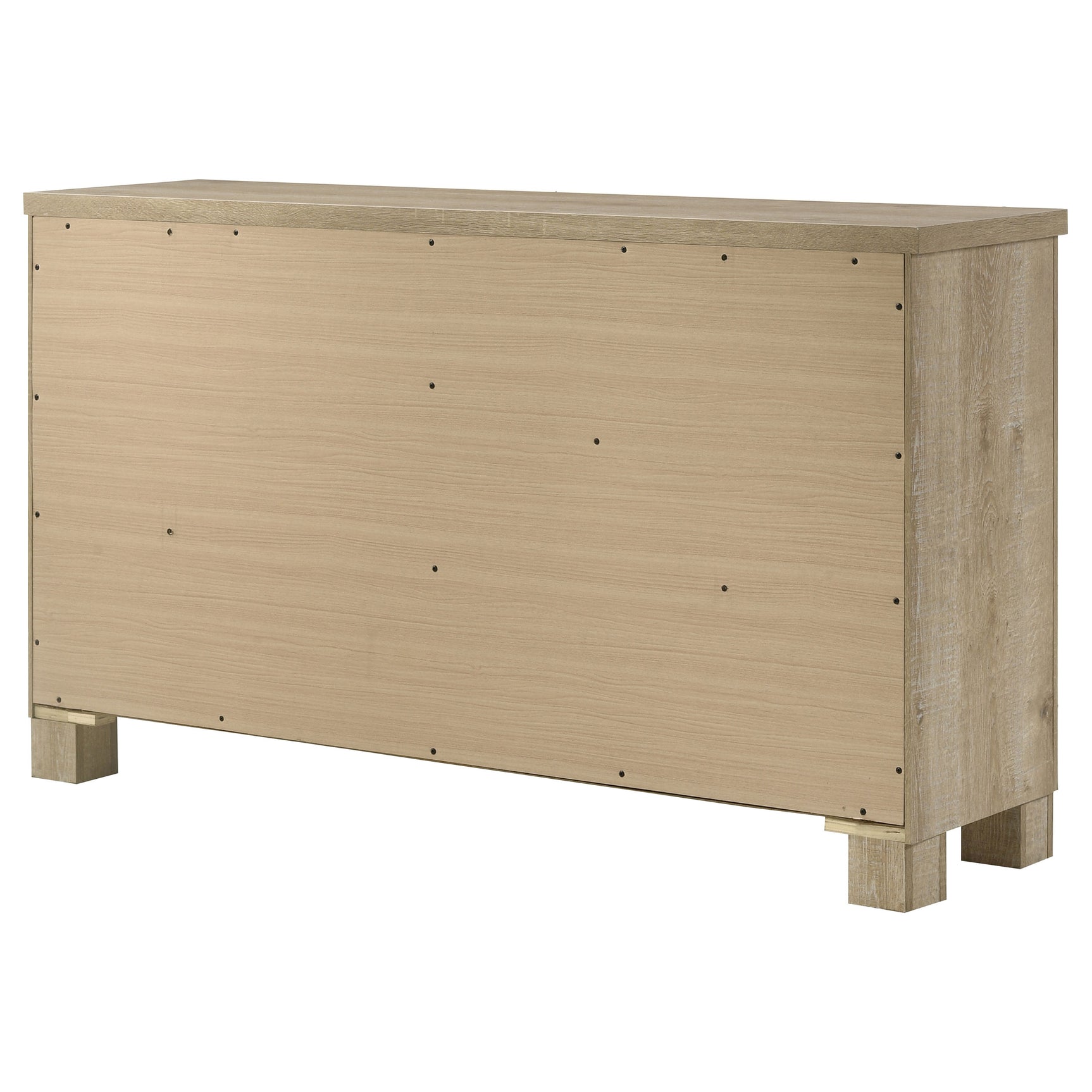 Oakglen 6-drawer Bedroom Dresser Weathered Oak - Tampa Furniture Outlet