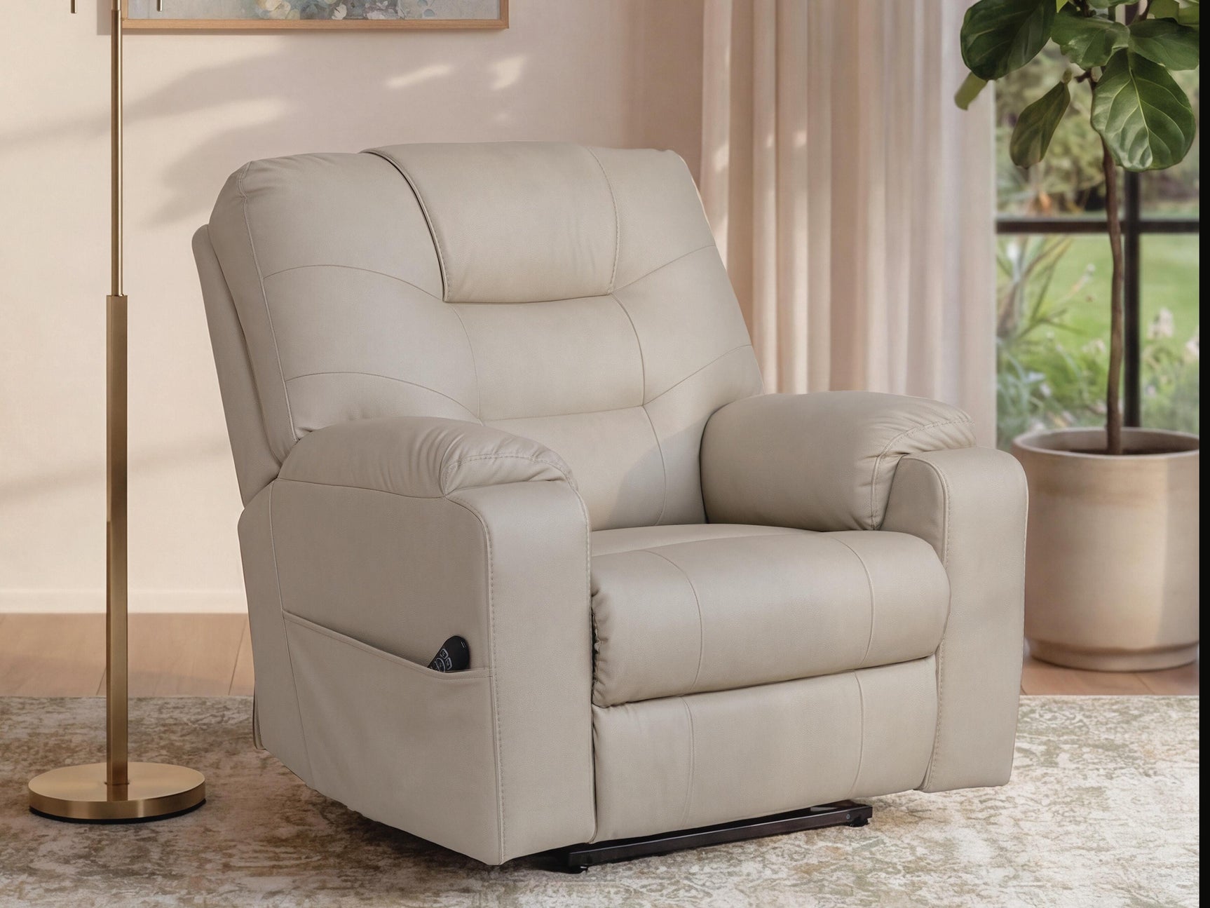 Tampa Furniture Outlet - Ashley Furniture - Belmone Pike Living Room - Power Lift Recliner - PC2280612