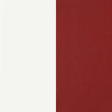 Retro 5-piece Round Dining Table Set White and Red - Tampa Furniture Outlet