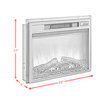 23" Fireplace Insert in Black - Tampa Furniture Outlet