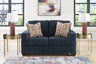 Tampa Furniture Outlet - Ashley Furniture - Aviemore Living Room - Loveseat / Ink - 2430335