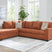 Tampa Furniture Outlet - Ashley Furniture - Aviemore Sectional - LAF 2-Piece Sectional with Chaise / Spice - 24304S2