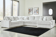 Tampa Furniture Outlet - Ashley Furniture - Stupendous Sectional - RAF 6-Piece Sectional with Chaise / Alloy - 25903S22