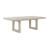 Avalanche - Rectangular Dining Table With 18" Leaf - Antique White - Tampa Furniture Outlet
