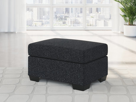 Tampa Furniture Outlet - Ashley Furniture - Jasmine Peaks Living Room - Ottoman / Coal - 2890414