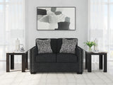 Tampa Furniture Outlet - Ashley Furniture - Jasmine Peaks Living Room - Loveseat / Coal - 2890435