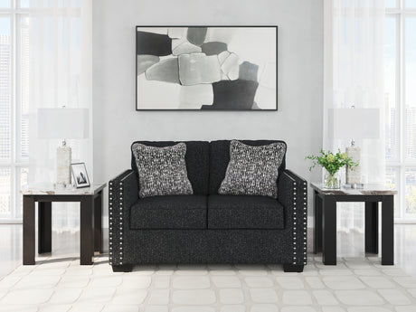 Tampa Furniture Outlet - Ashley Furniture - Jasmine Peaks Living Room - Loveseat / Coal - 2890435