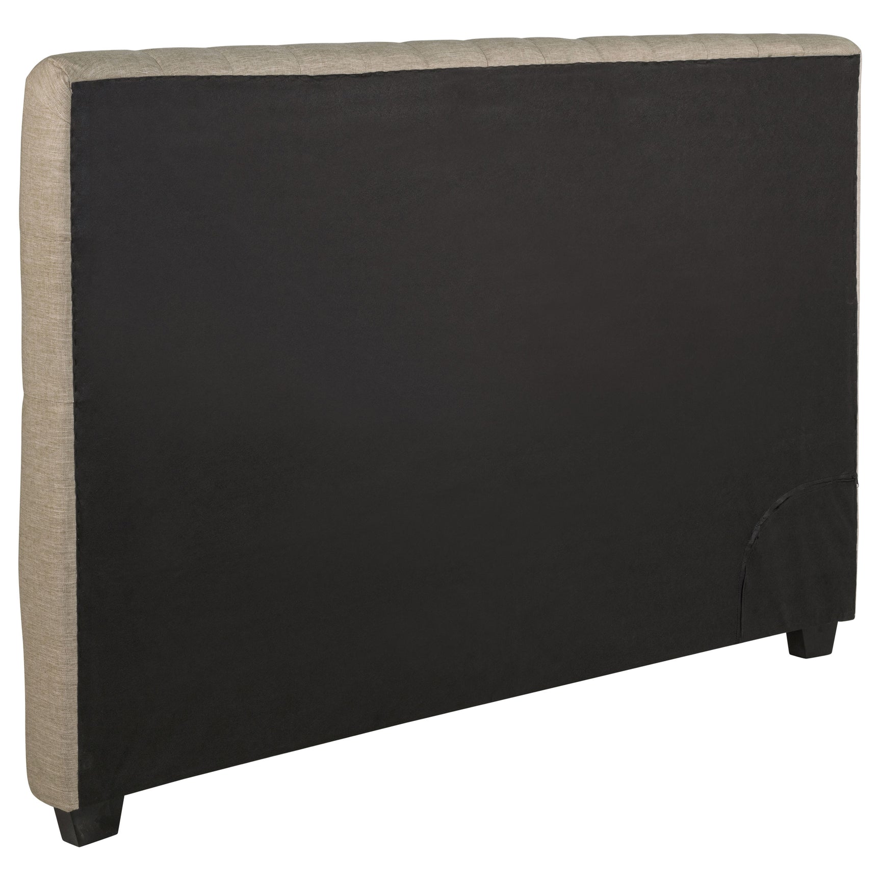 Chloe Upholstered Eastern King Panel Headboard Oatmeal - Tampa Furniture Outlet