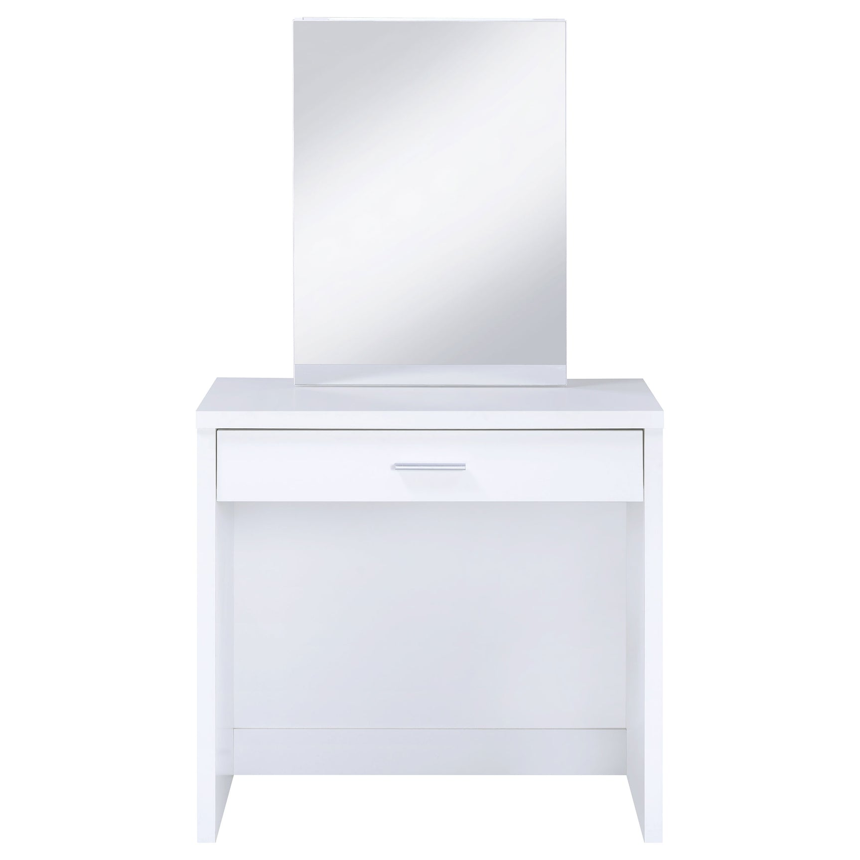 Harvey Vanity Set with Lift-Top Stool White - Tampa Furniture Outlet