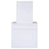 Harvey Vanity Set with Lift-Top Stool White - Tampa Furniture Outlet