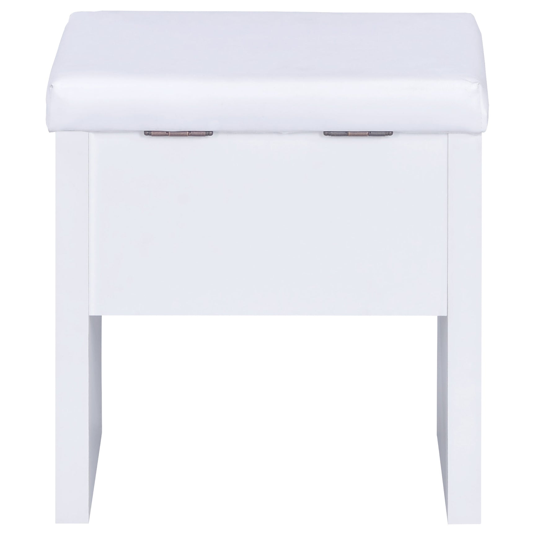 Harvey Vanity Set with Lift-Top Stool White - Tampa Furniture Outlet