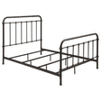 Tampa Furniture Outlet - Coaster - Livingston Metal Full Open Frame Bed Dark Bronze - 300399F