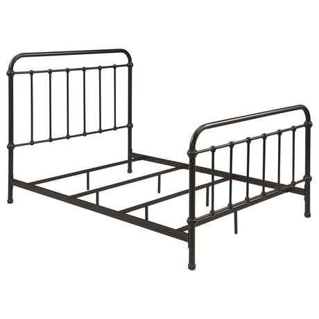 Tampa Furniture Outlet - Coaster - Livingston Metal Full Open Frame Bed Dark Bronze - 300399F