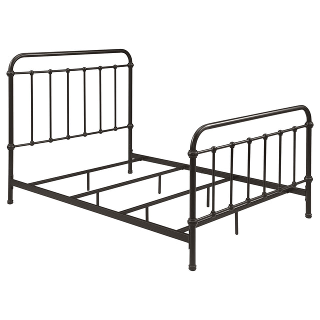 Tampa Furniture Outlet - Coaster - Livingston Metal Full Open Frame Bed Dark Bronze - 300399F