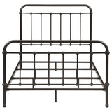 Livingston Metal Full Open Frame Bed Dark Bronze - Tampa Furniture Outlet