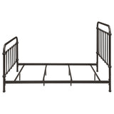 Livingston Metal Full Open Frame Bed Dark Bronze - Tampa Furniture Outlet