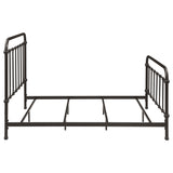 Livingston Metal Full Open Frame Bed Dark Bronze - Tampa Furniture Outlet