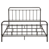 Livingston Metal Eastern King Open Frame Bed Dark Bronze - Tampa Furniture Outlet