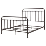 Livingston Metal Queen Open Frame Bed Dark Bronze - Tampa Furniture Outlet