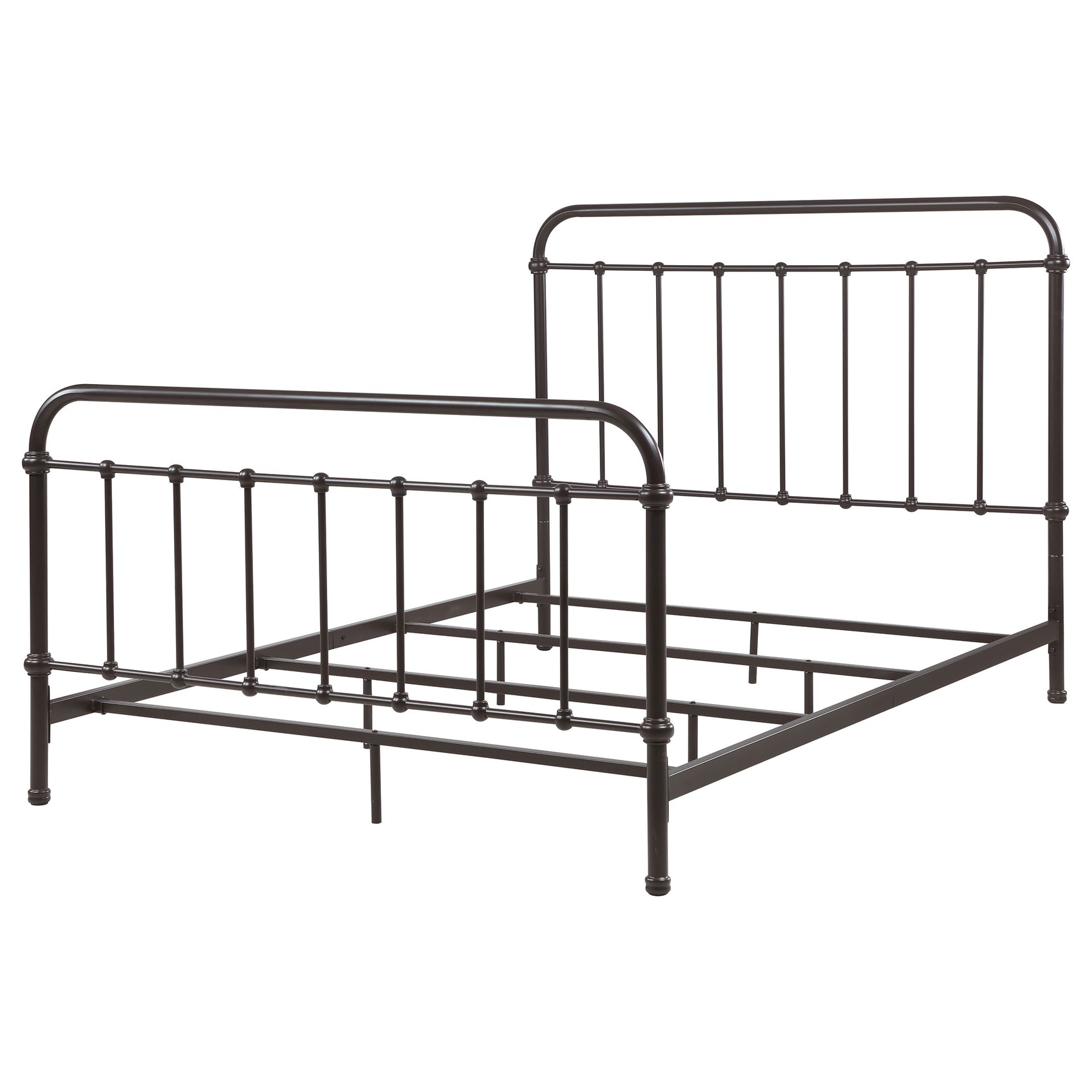 Livingston Metal Queen Open Frame Bed Dark Bronze - Tampa Furniture Outlet