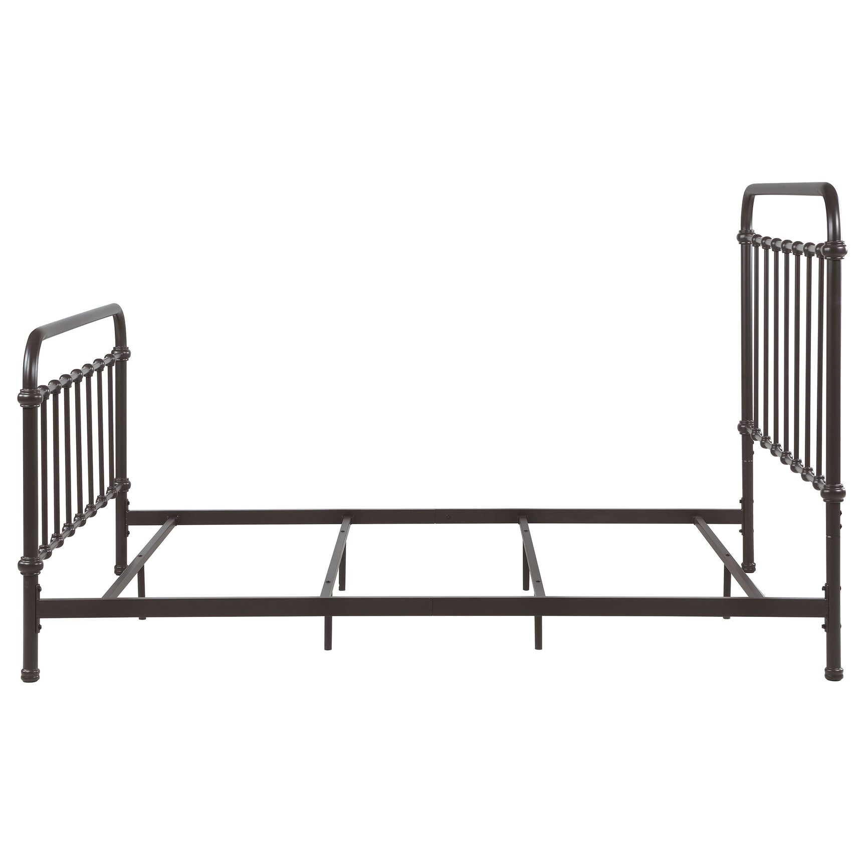 Livingston Metal Queen Open Frame Bed Dark Bronze - Tampa Furniture Outlet