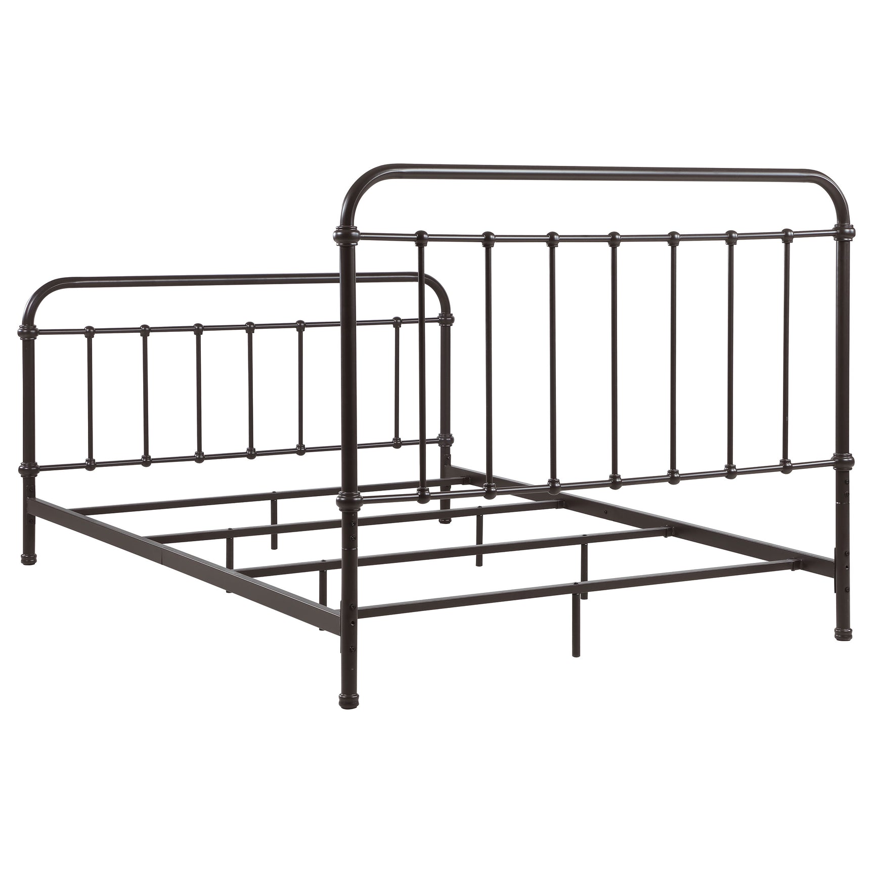 Livingston Metal Queen Open Frame Bed Dark Bronze - Tampa Furniture Outlet