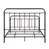 Livingston Metal Queen Open Frame Bed Dark Bronze - Tampa Furniture Outlet