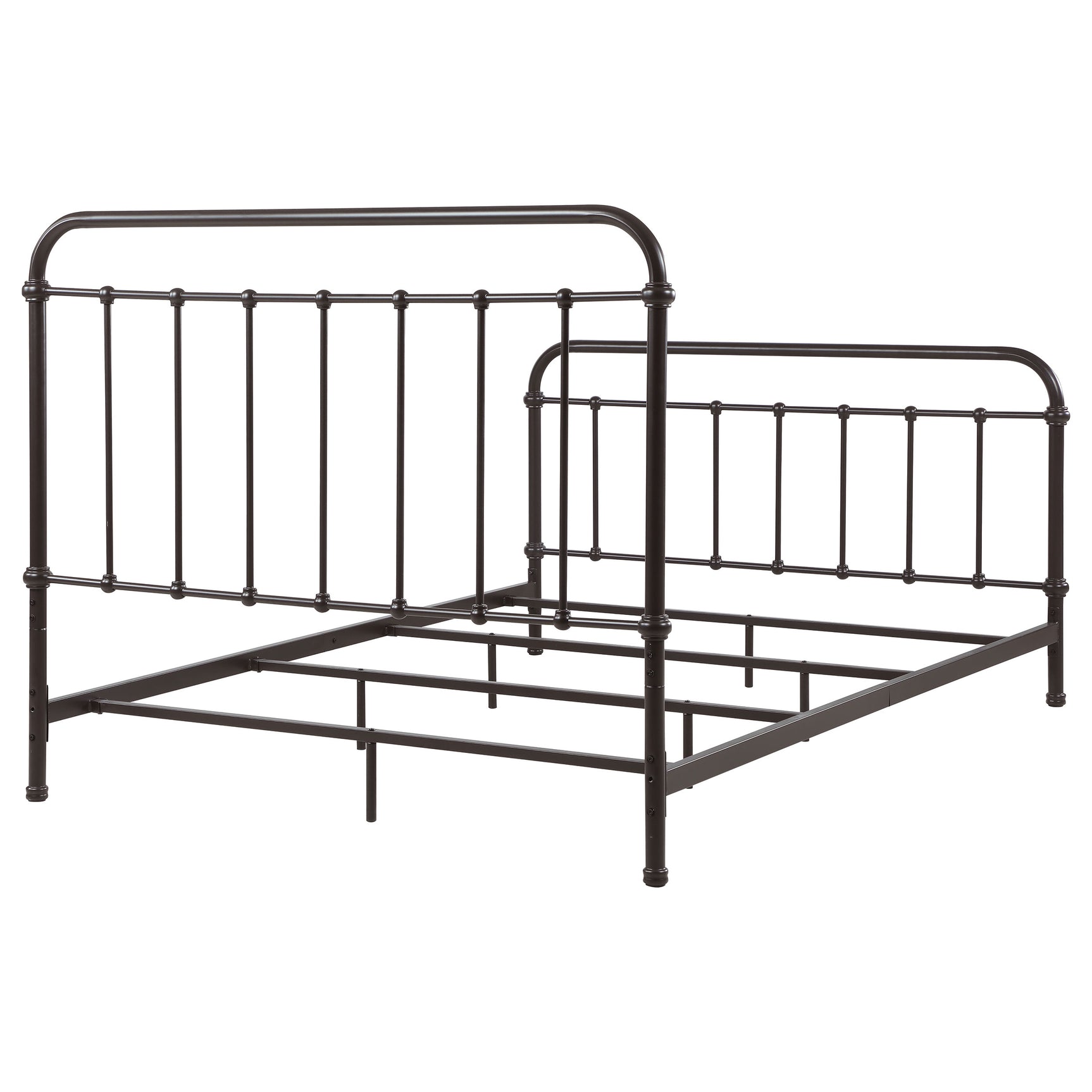Livingston Metal Queen Open Frame Bed Dark Bronze - Tampa Furniture Outlet