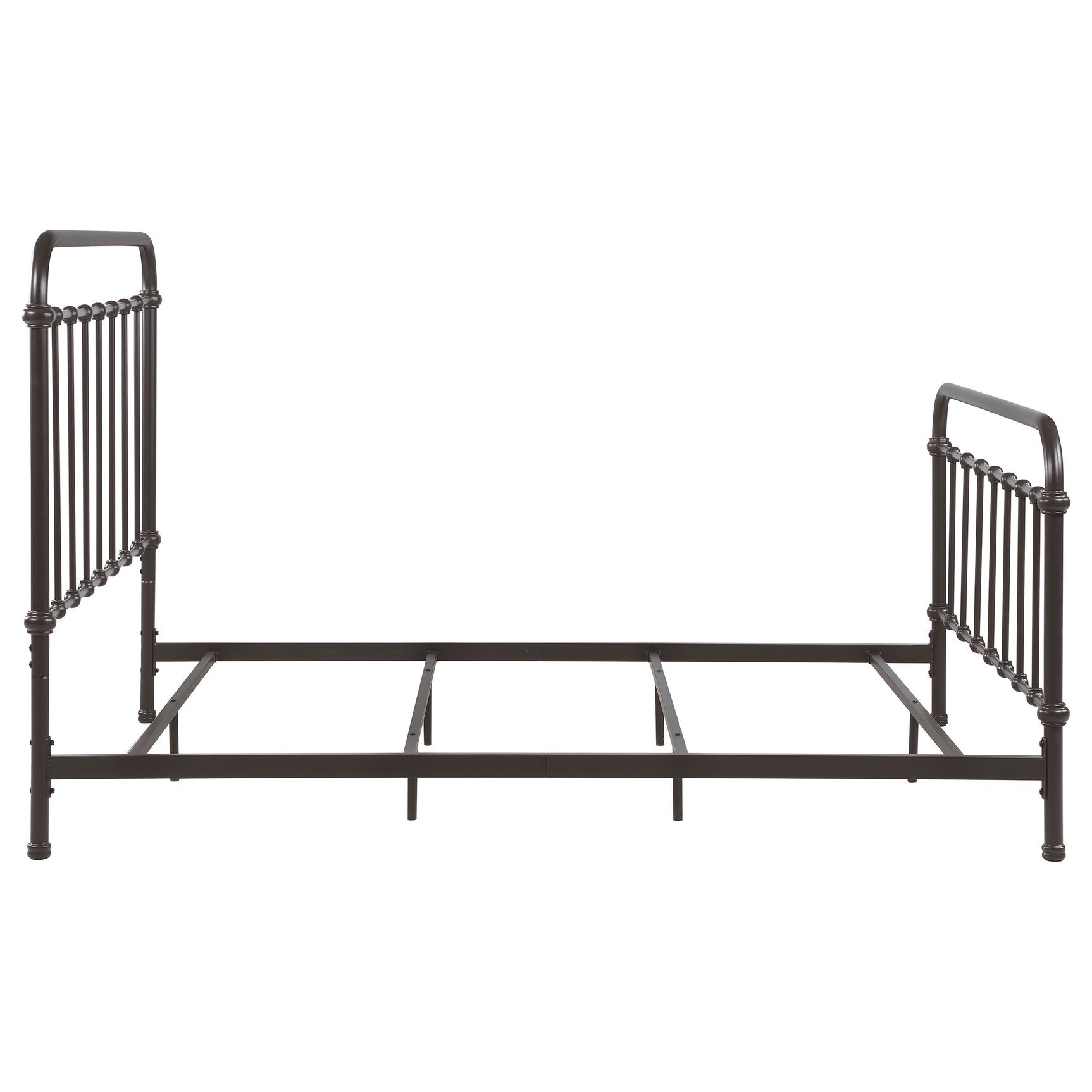 Livingston Metal Queen Open Frame Bed Dark Bronze - Tampa Furniture Outlet