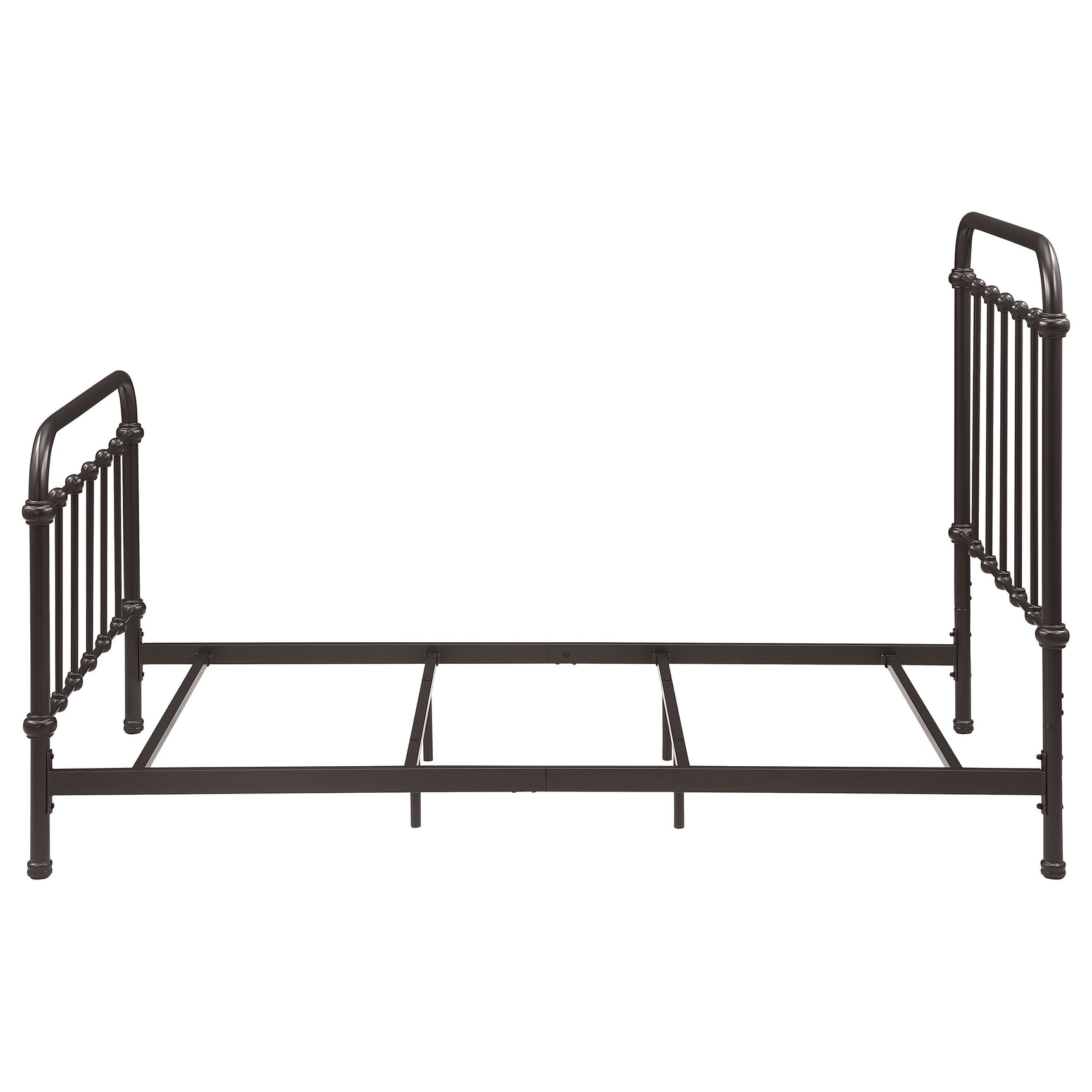 Livingston Metal Twin Open Frame Bed Dark Bronze - Tampa Furniture Outlet