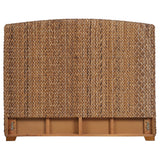 Laughton Woven Banana Leaf Queen Panel Headboard Amber - Tampa Furniture Outlet