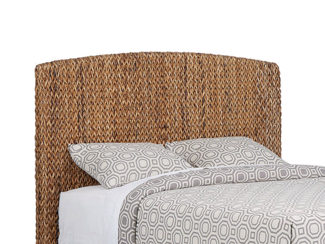 Laughton Banana Leaf Queen Panel Bed Amber - Tampa Furniture Outlet