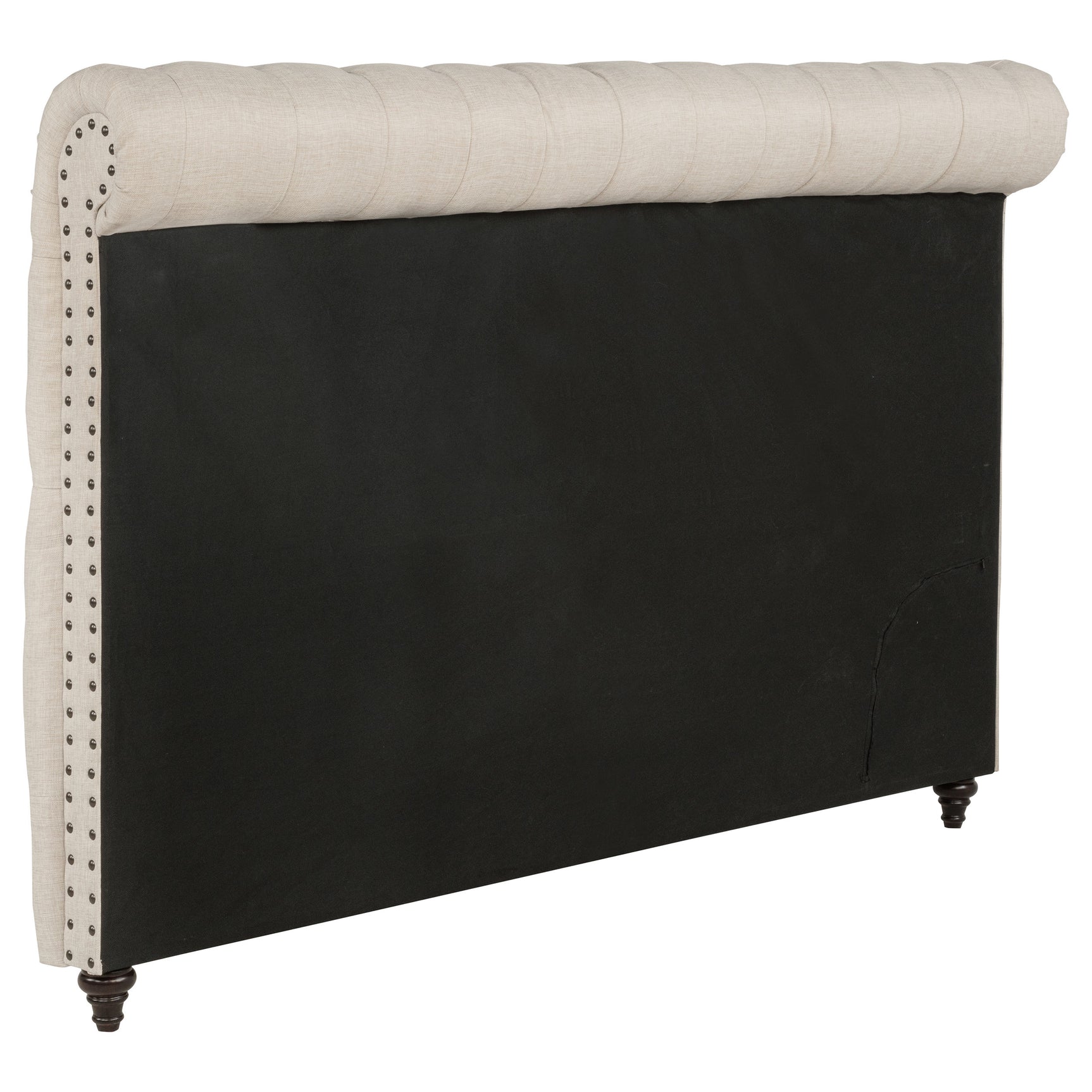 Devon 57-inch Upholstered Queen Headboard Beige - Tampa Furniture Outlet