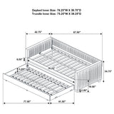 Brodie Upholstered Twin Daybed with Trundle Grey - Tampa Furniture Outlet