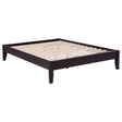 Tampa Furniture Outlet - Coaster - Hounslow Full Universal Platform Bed Cappuccino - 300555F