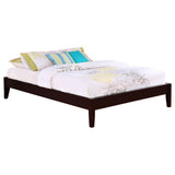 Hounslow California King Universal Platform Bed Cappuccino - Tampa Furniture Outlet