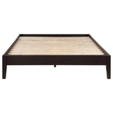 Hounslow Queen Universal Platform Bed Cappuccino - Tampa Furniture Outlet