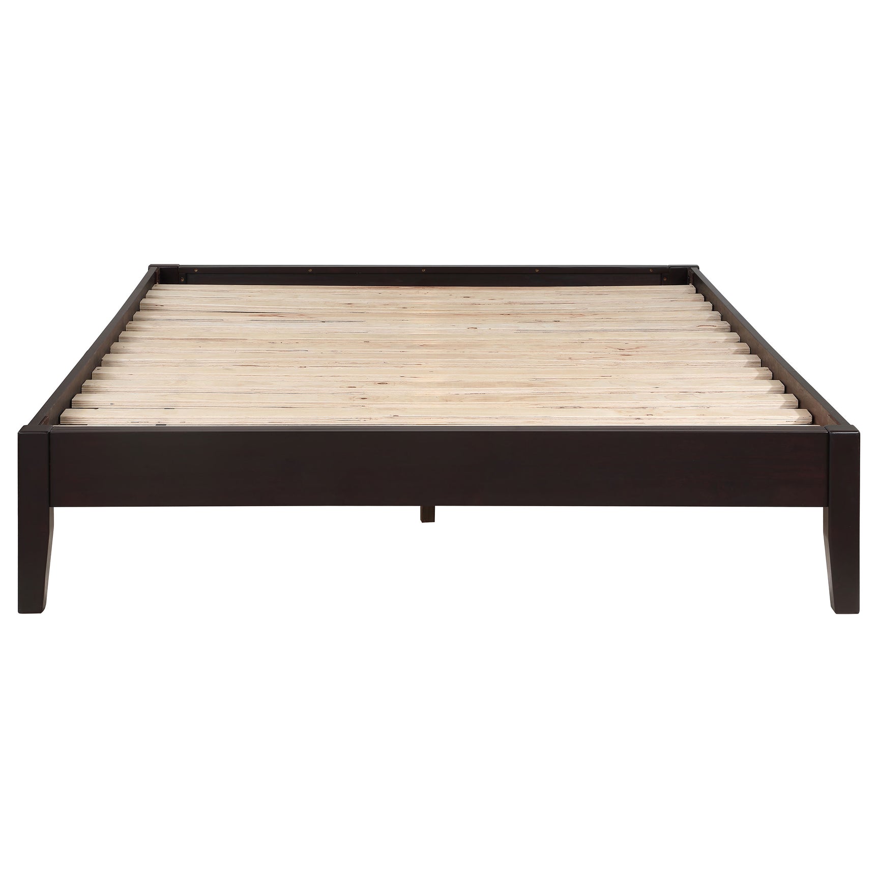 Hounslow Queen Universal Platform Bed Cappuccino - Tampa Furniture Outlet