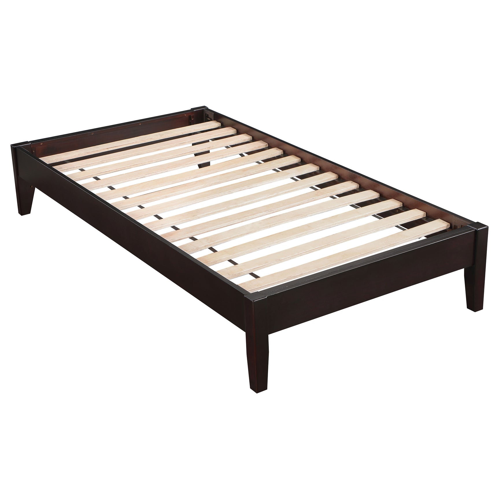 Hounslow Twin Universal Platform Bed Cappuccino - Tampa Furniture Outlet