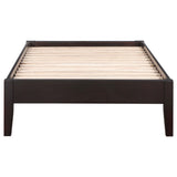 Hounslow Twin Universal Platform Bed Cappuccino - Tampa Furniture Outlet