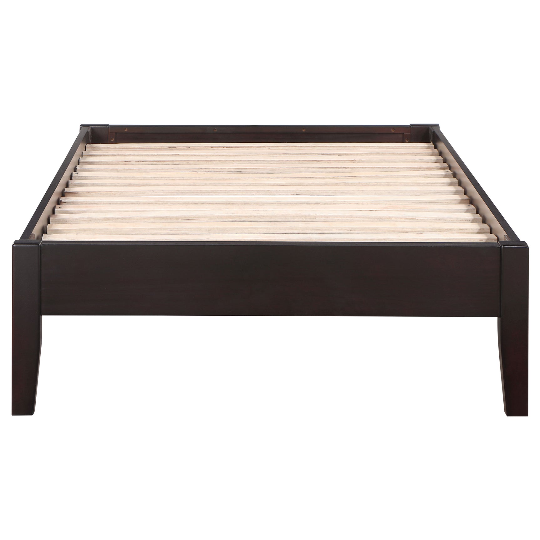 Hounslow Twin Universal Platform Bed Cappuccino - Tampa Furniture Outlet