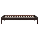 Hounslow Twin Universal Platform Bed Cappuccino - Tampa Furniture Outlet